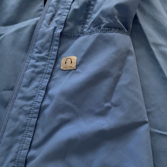 Nike Sportswear Track‎ Jacket Women's Medium Blue Striped Sleeve Microfiber Zip - Picture 8 of 15